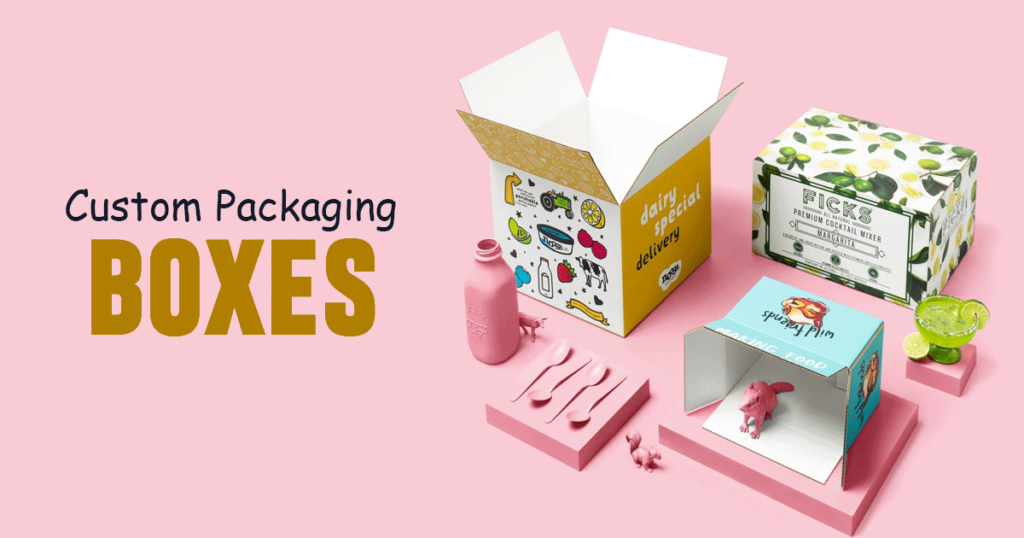 Retail display box packaging