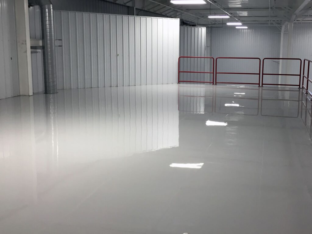 Epoxy floor coating