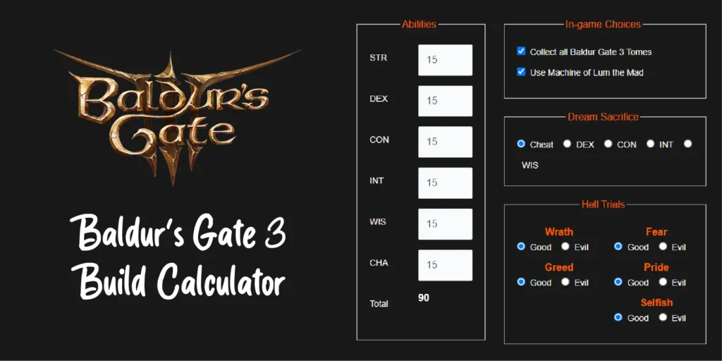 baldurs gate 3 build calculator